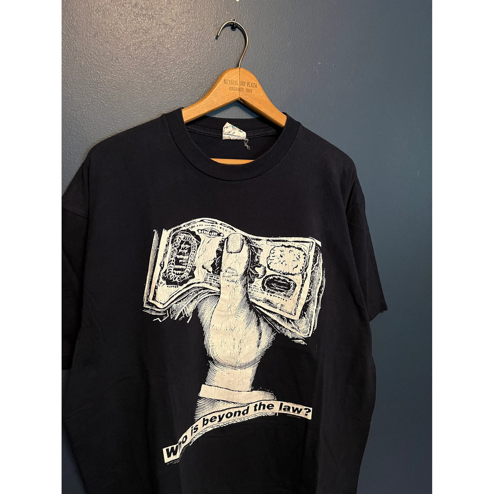 Vintage 1997 Rage Against The Machine Who Is Above The Law Band T Shirt 1
